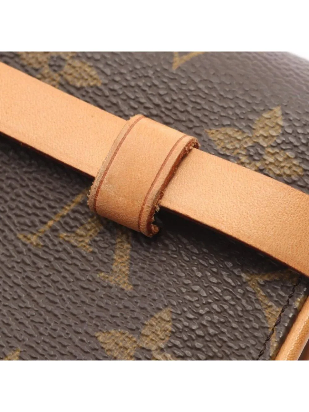 Louis Vuitton Waist Bag Pochette Florentine Monogram with Bouton Pression Canvas